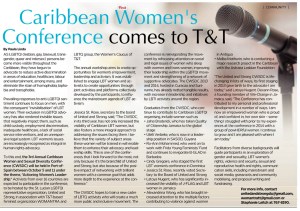Conference article - WOW Magazine, Oct 4, pg 13