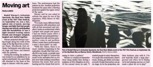 Rodell Warner Sunday Arts pg B38 Oct 11