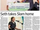 Seth Sylvester takes Poetry Slam home (May 8,&nbsp;2016)