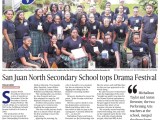 San Juan North Secondary School tops 2018 Drama Festival (December 12,&nbsp;2018)