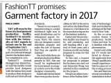 Fashion TT promises garment factory in 2017 (December 18,&nbsp;2016)