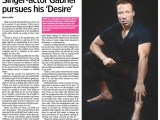 Singer-actor Gabriel pursues his ‘Desire’ (August 21,&nbsp;2016)