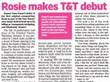 Fana Fraser’s Rosie makes T&T debut (August 7,&nbsp;2016)
