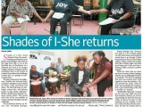 Shades of I-She returns (May 15,&nbsp;2016)