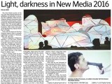 Light, darkness in New Media 2016 (October 9,&nbsp;2016)