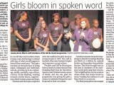 Girls bloom in spoken word (April 9,&nbsp;2017)