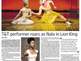 T&T performer roars as Nala in Lion King (June 11,&nbsp;2017)